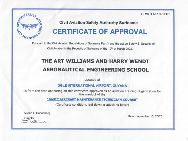 Operations Specifications